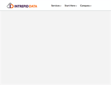 Tablet Screenshot of intrepiddata.com